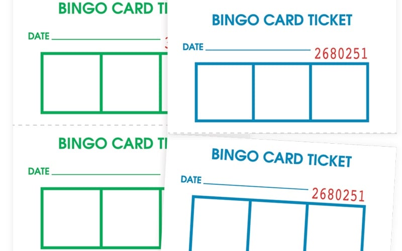 PAPER BINGO CARDS-3 ON 20 SHEETS DEEP-9000 TOTAL CARDS!